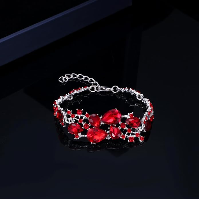Kamirola Tiaras and Crowns for Women,Tiaras Earrings Necklace, Crystal Bridal Jewelry Set（TR83
