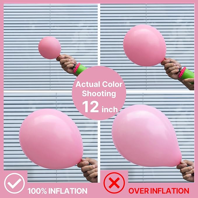 PartyWoo Baby Pink Balloons 50pcs 12 Inch Pastel Light Pale Pink Balloons for Girl Baby Shower Gender Reveal Engagement Wedding Anniversary Graduation Princess Birthday Party Decorations Pink-Q09