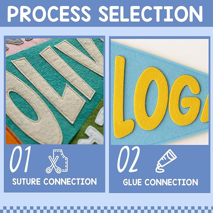Custom Felt Pennant Flag for Baby Boy Girl Toddler, Custom Name Sign Pennant Banner Flags for Bedroom kids Room, Flag Banner Wall Flags Birthday Gifts for Nursery Boy Room Decor Playroom Decor