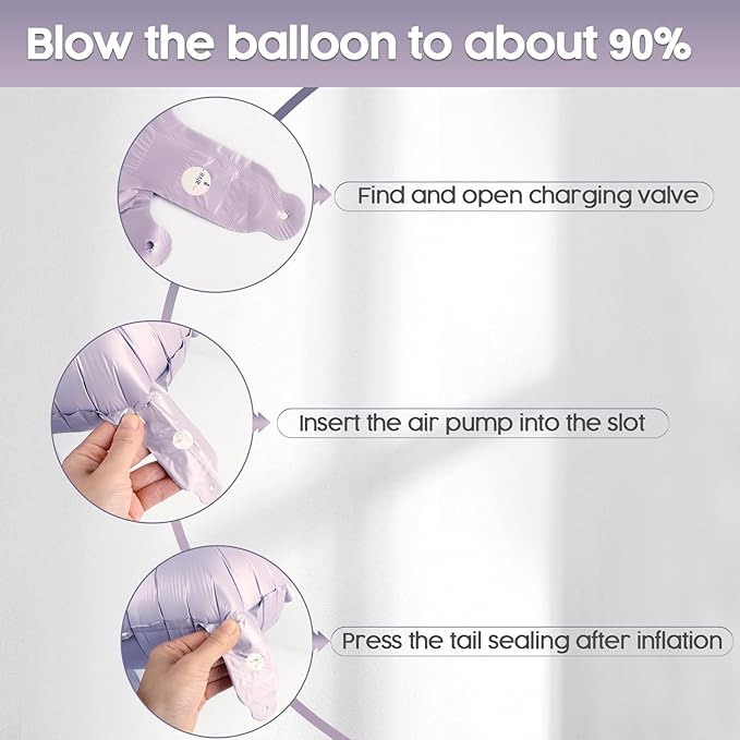 2026 Balloon - Lilac Birthday Number Balloons, 40 Inch Large Foil Balloons for Men Women Boys Girls Cream Purple Themed Birthday Decorations，Number 2026 Balloon