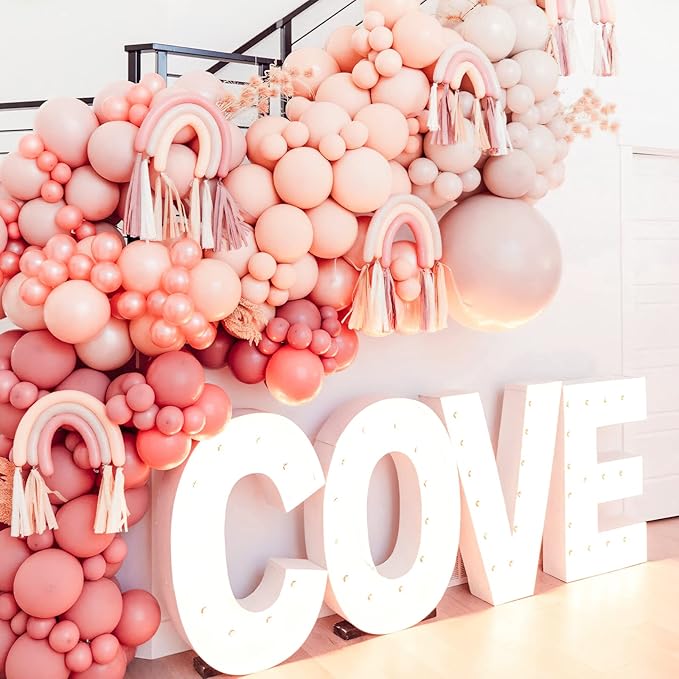 PartyWoo Pastel Orange Balloons 50 pcs 12 Inch Baby Pale Light Pink Orange Latex Helium Balloons for Graduation Wedding Baby Shower Gender Reveal Anniversary Birthday Party Decorations Orange-Q02