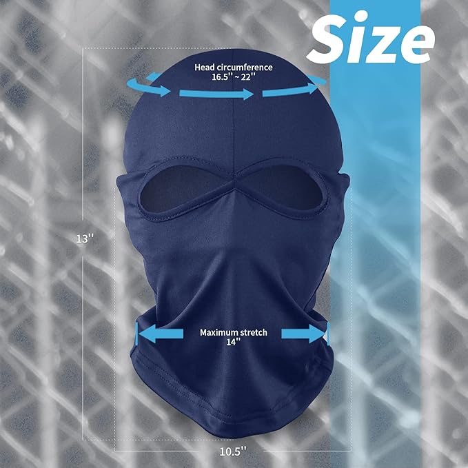 YESLIFE Ski Mask, Balaclava Face Mask for Boys and Girls – Cosplay Costume Accessory for Halloween Party
