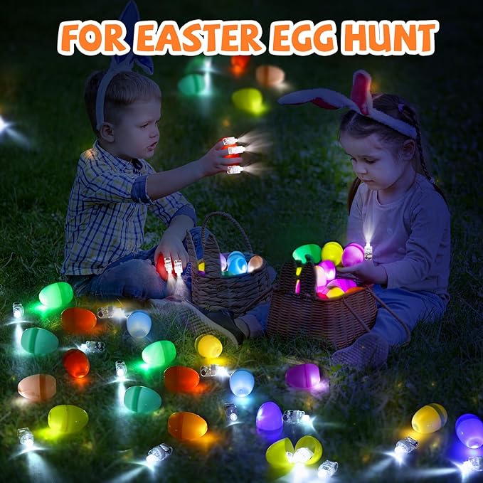 CALIFORNIA CADE ELECTRONIC 98Pcs Finger Lights, Cat Birthday Theme Party Favor Led Finger Flashlights for Kids