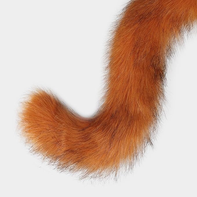 Faux Fur Fox Costume Tail Cosplay Halloween Christmas Party Costume One Size