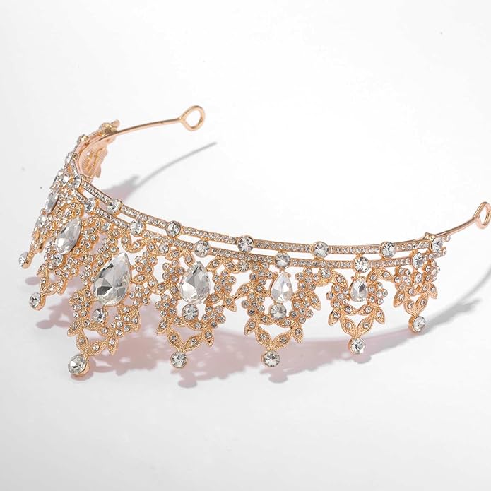 tiaras and crowns for women queen crowns for Women and Girls Crystal Princess Tiaras Rhinestone Tiaras For Wedding Bridal Birthday Prom Pageant Party
