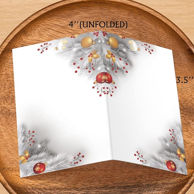 FZ-a51 Christmas Food Tent Labels (25 pack) - Table Place Cards, Perfect for Banquet, Buffet Food Label, Christmas Party