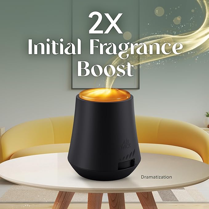 Air Wick Essential Mist Starter Kit (Diffuser + Refill), Apple Cinnamon, Fall Scent, Fall Spray, Essential Oils Diffuser, Air Freshener