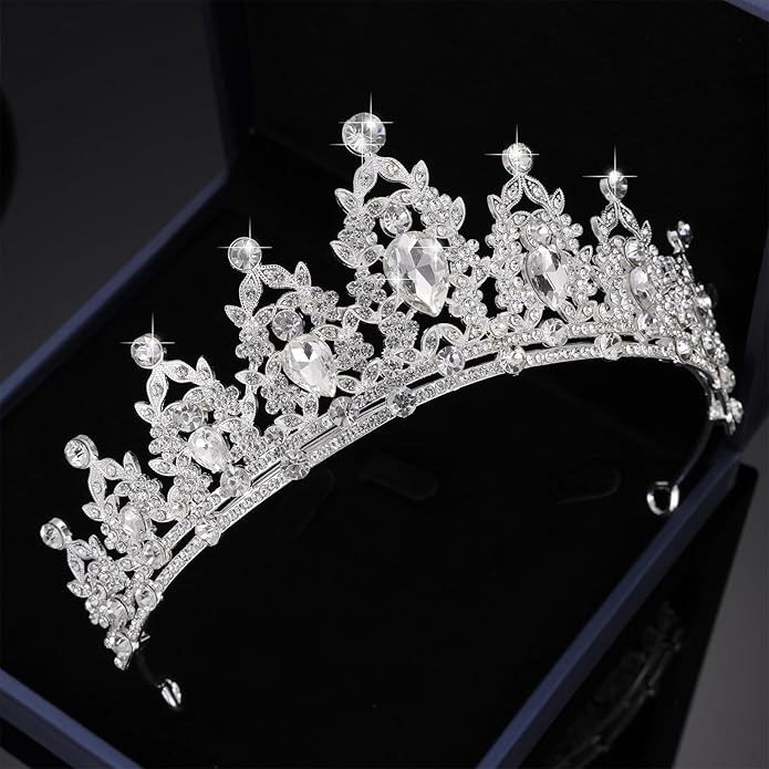 Kamirola - Queen Crown and Tiaras Princess Crown for Women and Girls Crystal Headbands for Bridal, Princess for Wedding and Party（01）