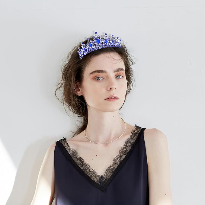 Princess Tiara and Crown for Women Wedding Tiaras for Bridal girls Tiaras and Crystal Crowns Rhinestone Headband Metal Hair Accessories for Costume Birthday Party Prom Gifts