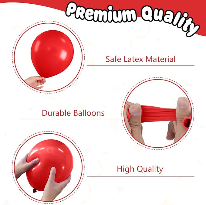 Strawberry Balloons,12 Inch Red and Pink Balloons with Strawberry Foil Balloon for Sweet One Birthday Baby Shower Strawberry Fruit Themed Party Decorations