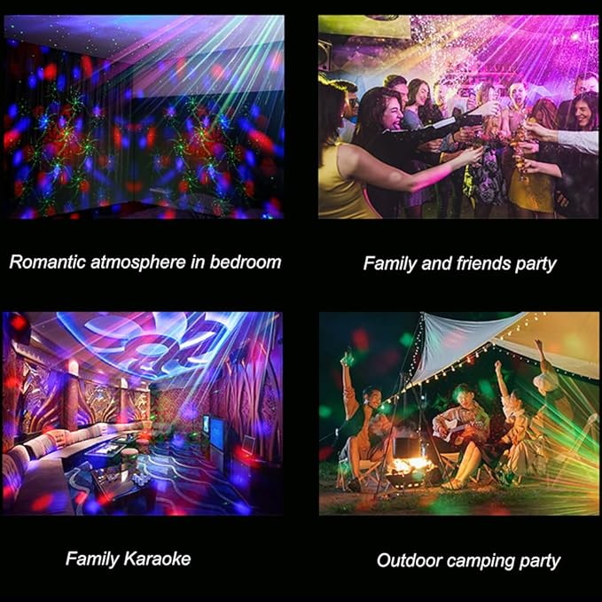 Disco Ball Lights for Parties, Party Dj Lights 3 Magic Ball Sound Activated Strobe Stage Disco Dj Light with Remote Control for Home Karaoke Dance Birthday Wedding Club Party Decoration