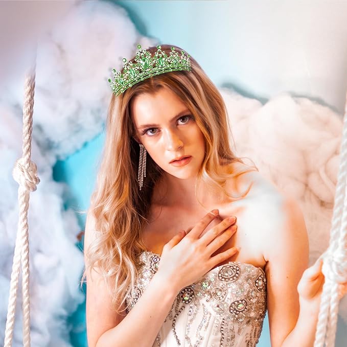 Princess Tiara and Crown for Women Wedding Tiaras for Bridal girls Tiaras and Crystal Crowns Rhinestone Headband Metal Hair Accessories for Costume Birthday Party Prom Gifts