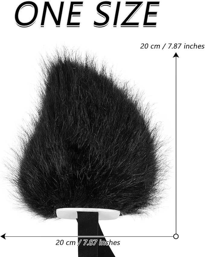 Adolala Plush Faux Fur Bunny Tail Cosplay Rabbit for Halloween Christmas Easter Costume Accessories