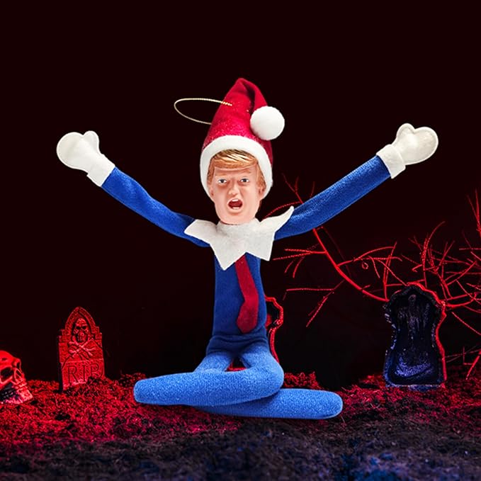 Suit Donald Elf 35cm Christmas Elf Decoration — The Donald Christmas Elves Ornaments for Supporters and Patriotic Americans | The #1 2025 Gifts