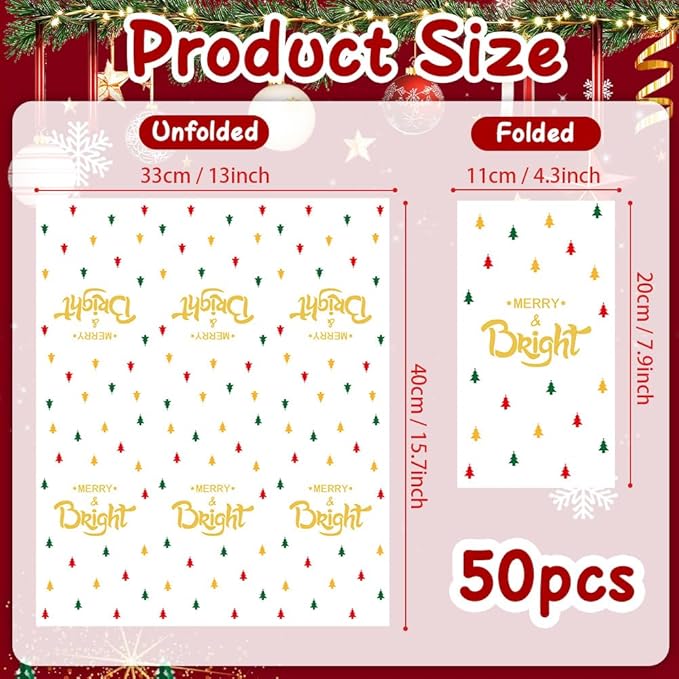Christmas Napkins Disposable Christmas Paper Napkins Decorative 50 PCS Christmass Cocktail Napkins Chrismas Dinner Napkin Xmas Holiday Napkin Guest Hand Towel for Xmas Party Dinner Kitchen Bathroom