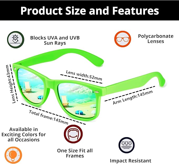 Eyegla Sunglasses Bulk Adults Party Sunglasses 80s Shades Eyewear Party Favors Glasses 10/20 Pack