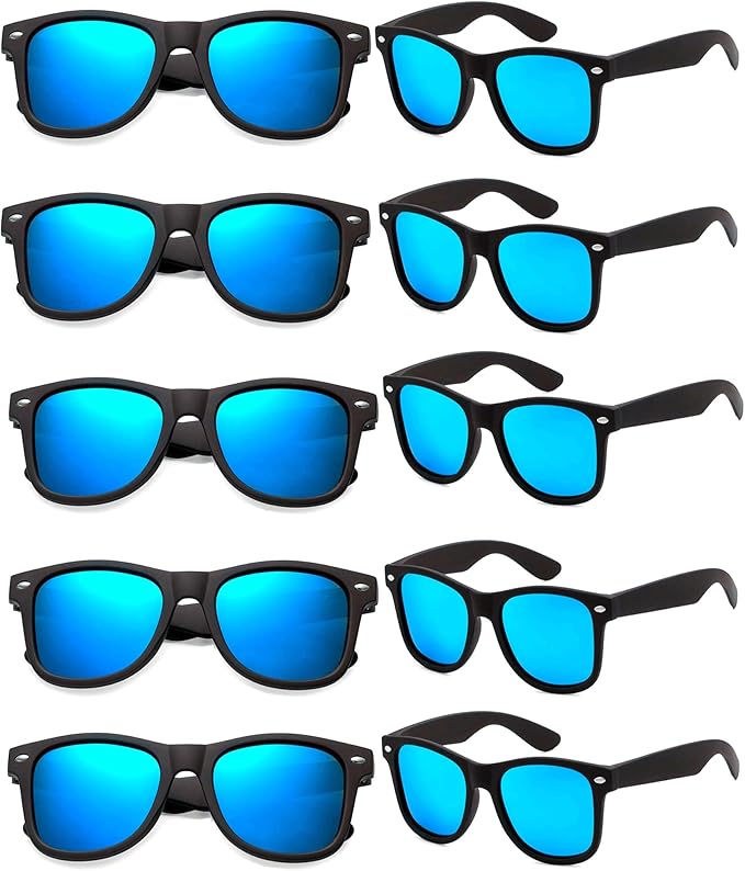 Eyegla Sunglasses Bulk Adults Party Sunglasses 80s Shades Eyewear Party Favors Glasses 10/20 Pack