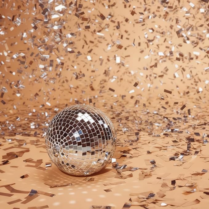 Sumind 1000 Grams Gold Silver Large Metallic Confetti Rose Glitter Throwable Table Scatter Foil Confetti for Wedding Birthday Party Baby Shower Graduation Christmas Celebrations