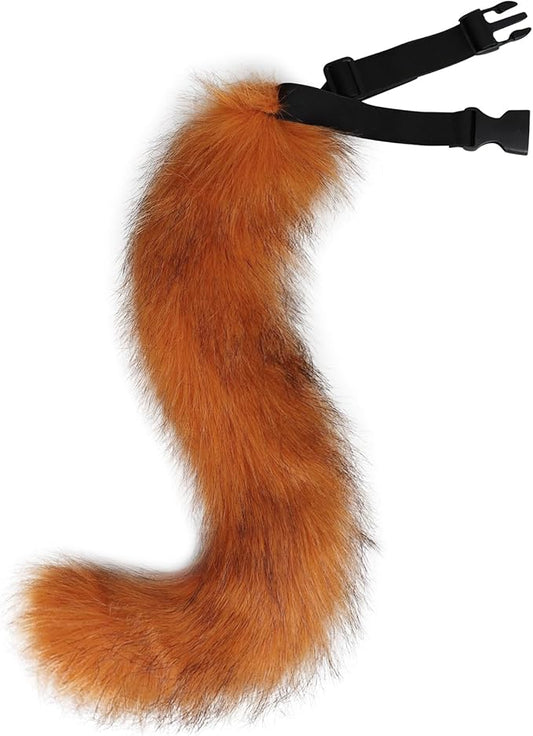 Faux Fur Fox Costume Tail Cosplay Halloween Christmas Party Costume One Size
