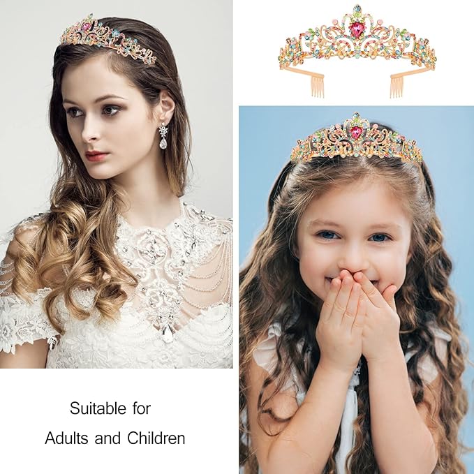 Birthday Girl Tiara and Crown with Sash, Headband and Party Decorations