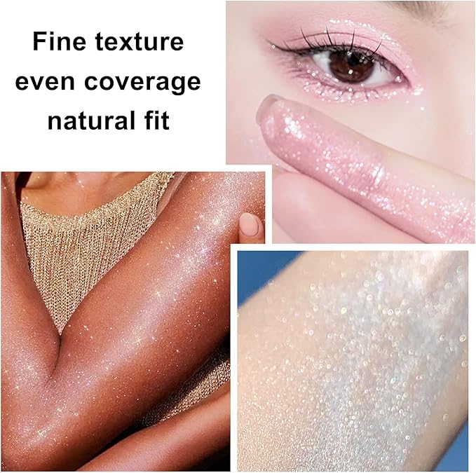 Mystic Purple Body Hair Glitter Spray 10g, Ultra Fine Holographic Shimmer Mist for Festival Makeup, Rave, Nightclub Glow, E-Girl Face Body Sparkle, DIY Craft Nail Art