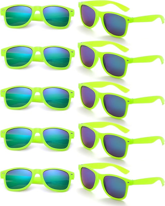Eyegla Sunglasses Bulk Adults Party Sunglasses 80s Shades Eyewear Party Favors Glasses 10/20 Pack