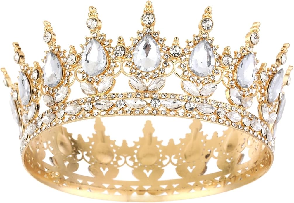 Crown Tiara for Women Queen Crown Rhinestone Wedding Crowns Birthday Tiara Women's Hair Accessories Costume Party Halloween Decor Prom Gifts