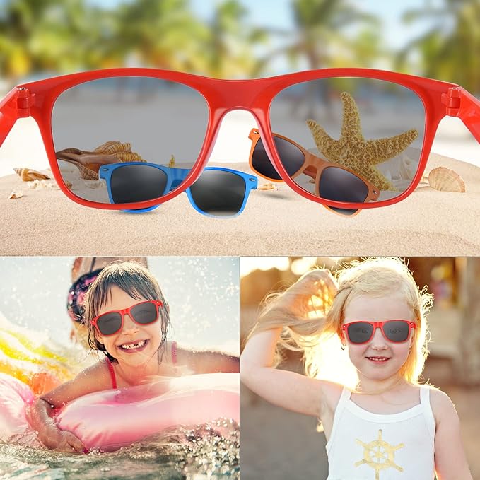 FEPITO Party Sunglasses Kids Sunglasses Bulk for Birthday Party supplies