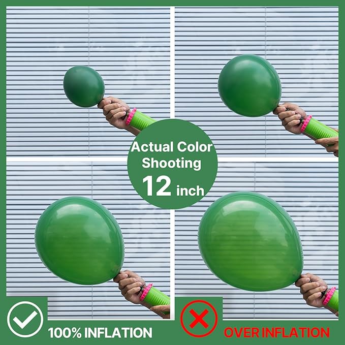 PartyWoo Dark Green Balloons 85 pcs Green Balloons Hunter Different Sizes Pack of 18 12 10 5 Inch Emerald Arch Kit Balloon Garland as Christmas Party Decorations Green-Y56