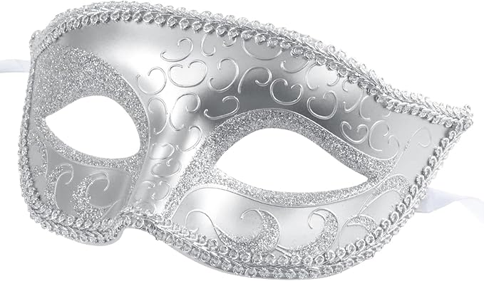Coddsmz Couple Masquerade Mask Set - Venetian & Mardi Gras Mask for Women & Men