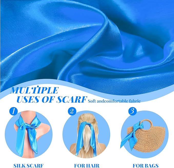 4 Pcs 70s 60s Accessories Women Hippie Disco Groovy Costume Accessories Headband Dangle Earrings Sunglasses Silk Scarf