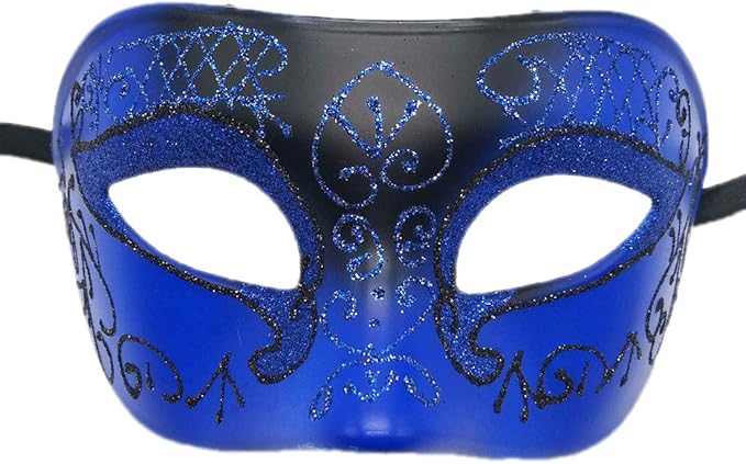 Coolwife Couples Masquerade Masks Metal Venetian Mardi Gras Party Evening Prom Costume Mask
