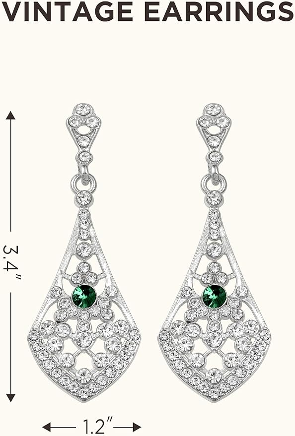 BABEYOND 1920s Flapper Accessories Gatsby Costume Accessories Set 20s Flapper Headband Pearl Necklace Gloves