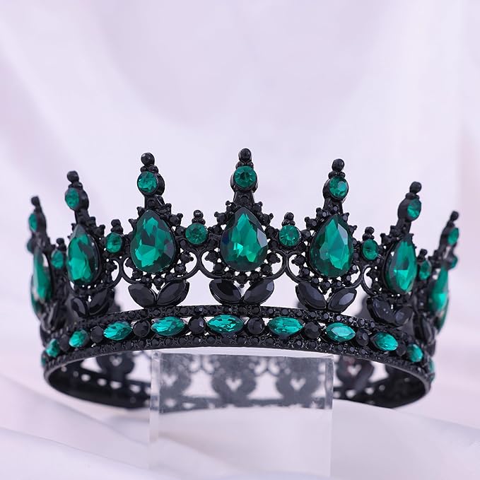 Queen Crown for Women Crystal Tiara for Girl Rhinestone Wedding Headband for Bride Hair Accessories for Costume Birthday Party Prom Gifts
