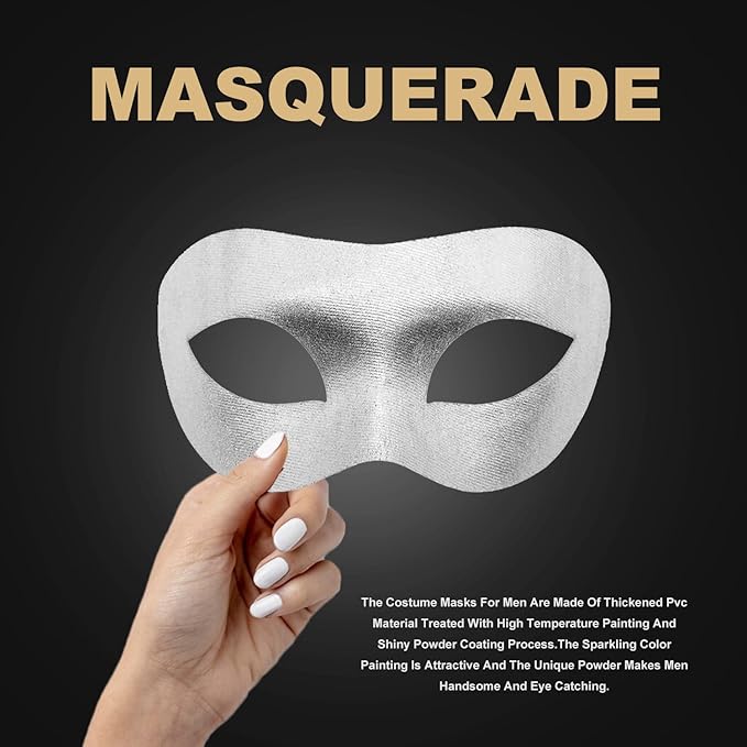 Couple Masquerade Mask for Women Men Venetian Mask Halloween Mask for Party Prom Ball Costume Lace Mask