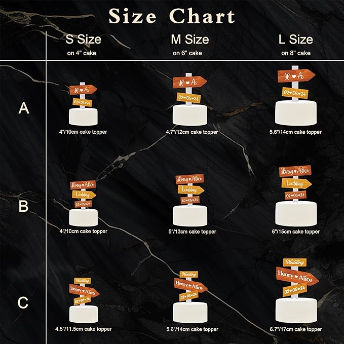 Personalized Rustic Fall Wedding Cake Topper in Wood Custom Bride & Groom Names Initials Wedding Date Cake Decoration (Thanksgiving)