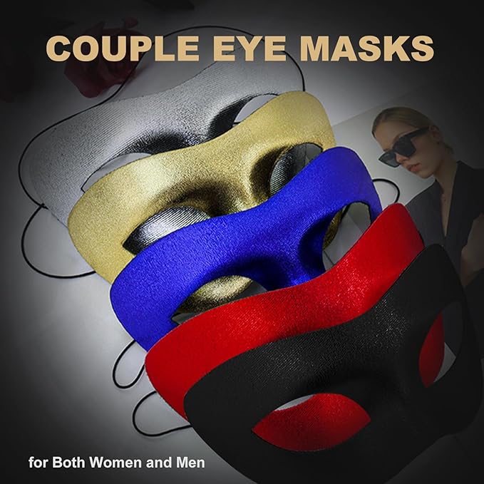 Couple Masquerade Mask for Women Men Shiny Venetian Mask Halloween Mask for Party Prom Ball Costume Lace Masks