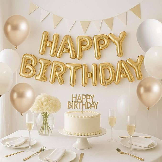 Champagne Gold and Ivory White Balloons Engagement Party Decorations- 34Pcs 12in Metallic Champagne Gold, White, Ivory, Clear Latex Baloons for Bridal Showers Wedding Birthday Party Supplies