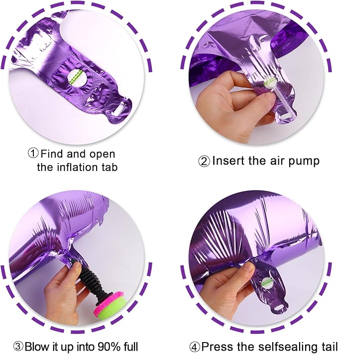Purple Number 13 Balloon 40 Inch Birthday Decorations, Number 13 Balloon Birthday Party Decorations, Anniversary Decorations Graduations Party Supplies