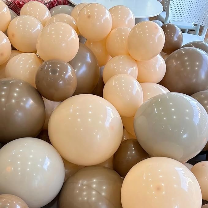 Pastel Orange Balloons, 66pack 12inch Peach Latex Party Balloons for Birthday Baby Shower Graduation Wedding Gender Reveal Anniversary Party Decorations
