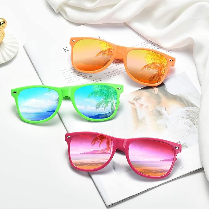 Eyegla Sunglasses Bulk Adults Party Sunglasses 80s Shades Eyewear Party Favors Glasses 10/20 Pack
