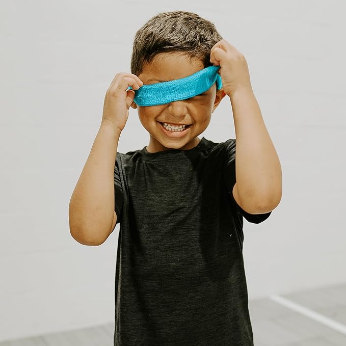 Suddora Toddlers Headbands, Sports Sweatbands for Kids, Non-Slip and Lightweight Fabric Bands for Youth Basketball, Soccer, and Tennis, Moisture-Wicking Bands for Cosplay & Costumes