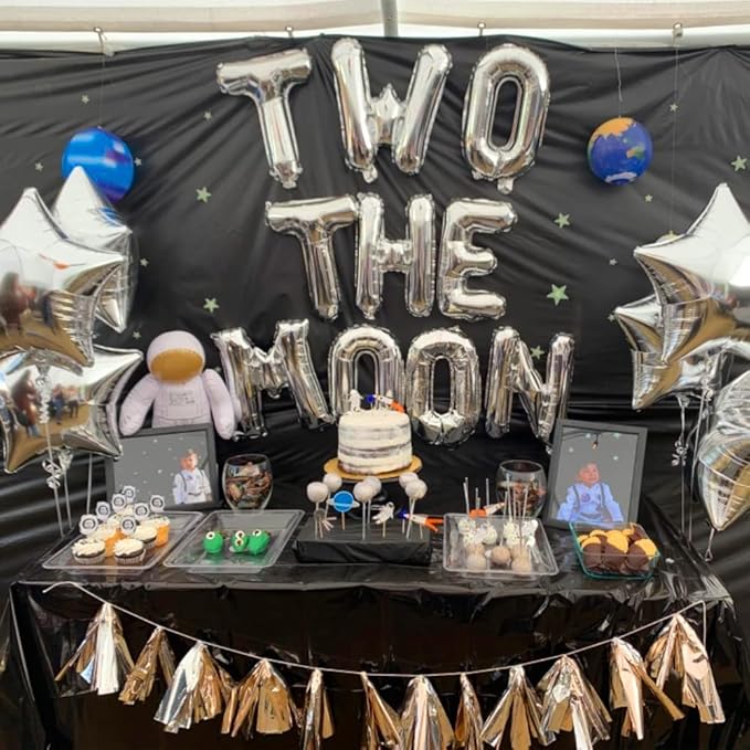26pcs Silver Letter Balloons Foil Alphabet A-Z Balloons Custom Personalized Phrase for Anniversary Wedding Party Decor Banner (16 Inch A-Z 26 Pcs)