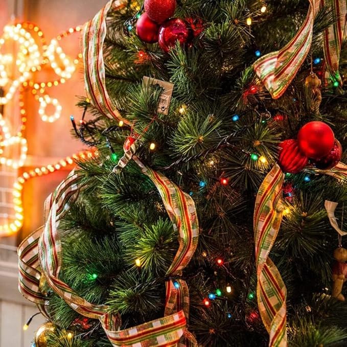 Solar String Lights, 72ft 200LED 8Modes Solar Powered String Lights, Waterproof LED Solar Lights String Outdoor for Fence Balcony Holiday Party(Multicolor, 2 Pack)