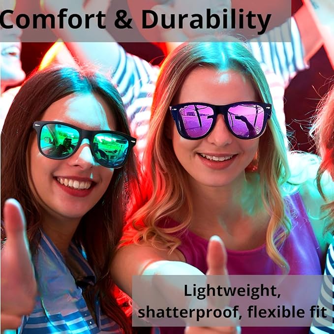 Eyegla Sunglasses Bulk Adults Party Sunglasses 80s Shades Eyewear Party Favors Glasses 10/20 Pack