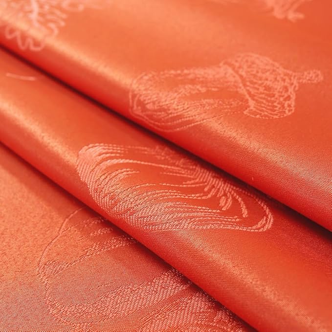 MATIRUG Fall Thanksgiving Tablecloths Rectangle 60x84 Inches, Pumpkin Damsk Waterproof Washable Table Cloth, Rustic Dinning Table Fabric for Autumn Harvest/Burnt Orange