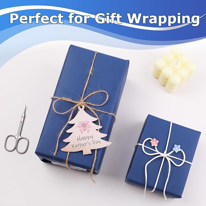 Vanhench 30"×1200"(100') Navy Blue Art Craft Paper, Wrapping Paper Roll for Bulletin Board Bouquet Flower Wrapping, Perfect for Birthday, Valentine's Day, Mother's Day, Holiday, Wedding