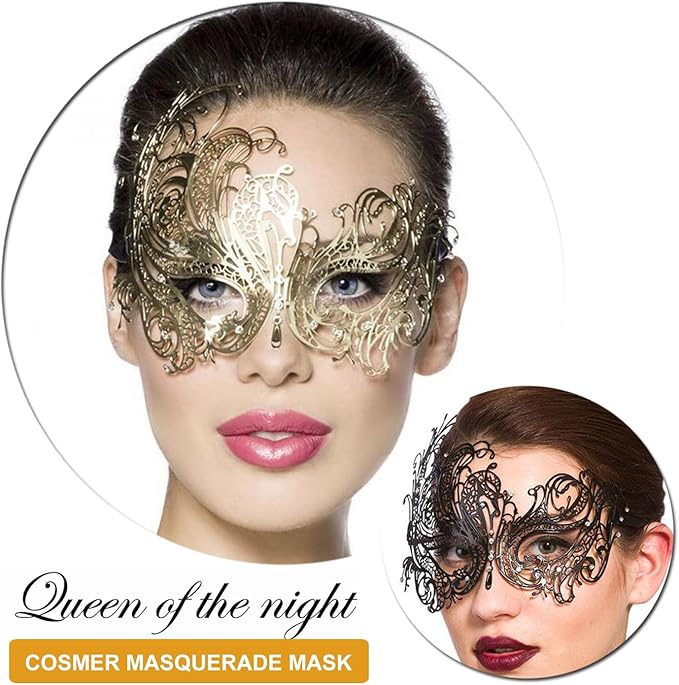 Masquerade Mask for Women Men Couple Venetian Mask Roman Greek Mask for Halloween Costume Party Prom