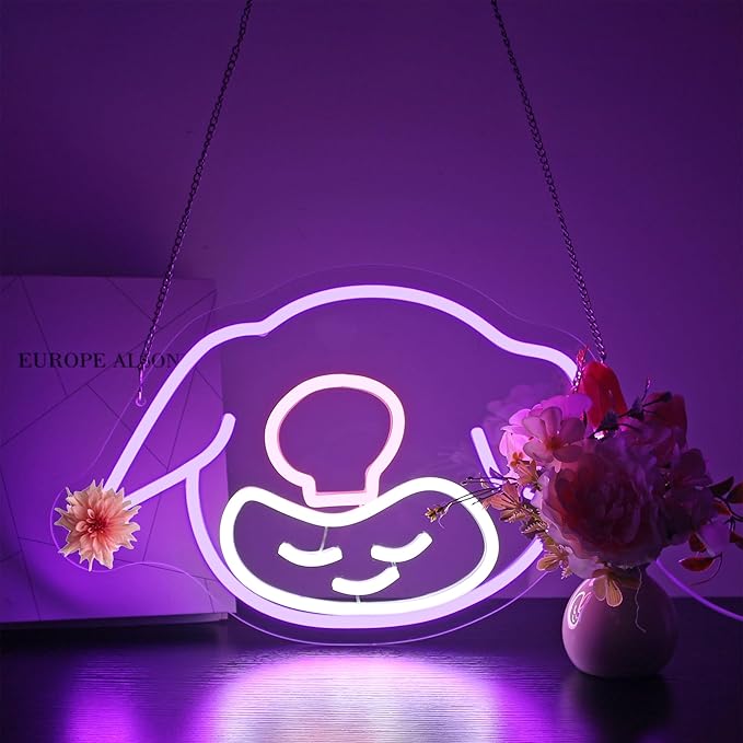 Neon Sign, Neon Signs for Wall Decor Cute Funny LED Signs for Man Cave Game Room Kids Home Decor Bar Beer Sign - USB Powered