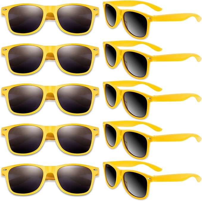 Colorful Party Sunglasses Bulk 20 Packs for Wedding Beach Summer Pool Party Supplies Goodie Bags Stuffers